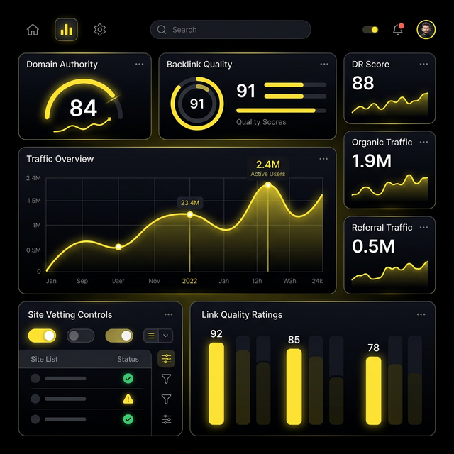 SEOCLICKZ Quality Control Dashboard